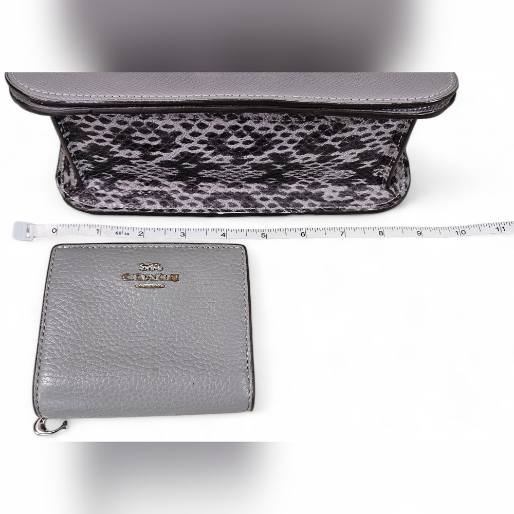 Coach Brynn 2021 NWOTs Gray Crossbody Bag and Wallet Set - Picture 6 of 14